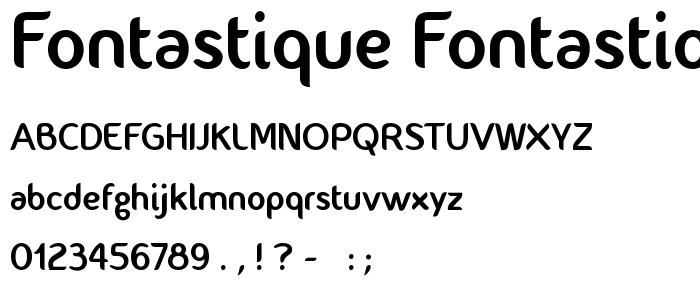 Fontastique Fontastique font